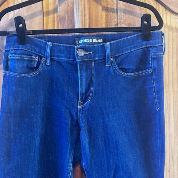 Express Skinny Midrise Jeans - Size 10R - Picture 2 of 8